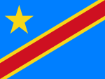 Flagge Demokratische Republik Kongo